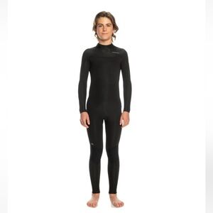 QUIKSILVER BOY'S 3/2MM EVERYDAY SESSIONS BACK-ZIP FULLSUIT! SIZE: 10! BRAND NEW